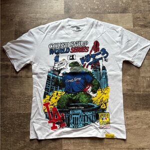 Awful Lots Of Cough Syrup World Series Graphic Tee